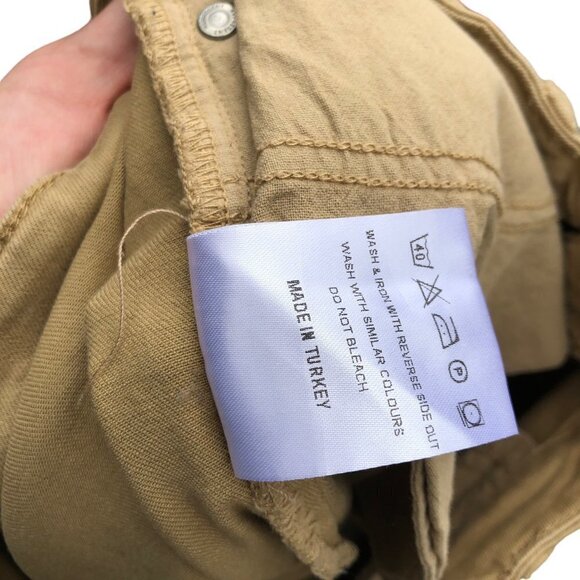 Represent Essential Jeans Knee Destroyer Tan Size 32 - Picture 4 of 10